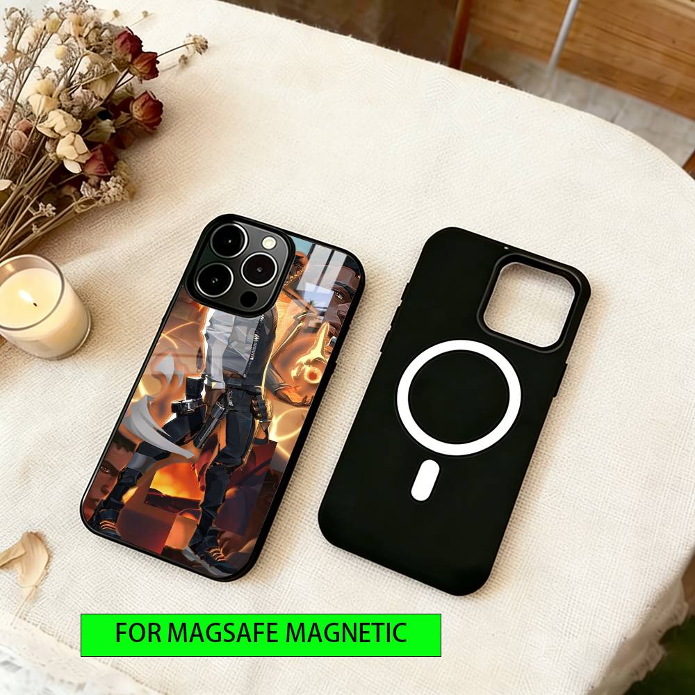 Pheonix Valorant Phone Case For iPhone17,16,15,14,13,12,11 Plus,Pro Magnetic For Magsafe Wireless Charging