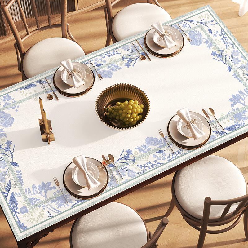 Luxury American Leather Desk Mat: Waterproof, Oil-Proof, Dust-Proof Dining and Coffee Table Protector