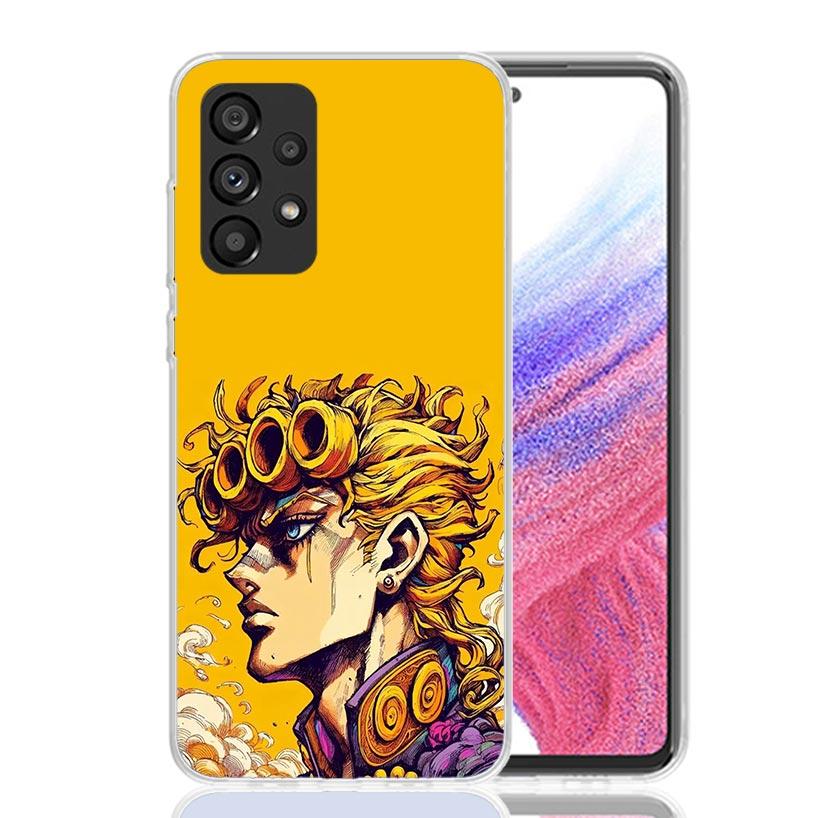 Чехол для телефона JoJo Adventure Giorno Giovanna для Samsung Galaxy A17 A16 A14 A15 A13 A57 A56 A54 A55 A53 A37 A36 A34 A35 A33 A26 A24