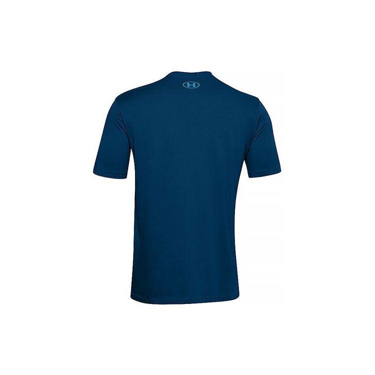 Under Armour Футболка свободного покроя с круглым вырезом и логотипом для тренировок, мужская, цвет синий 1357155-581