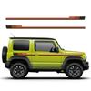 2 шт. Боковые наклейки на двери автомобиля Для SUZUKI JIMNY JB64W JB74W Автомобильный комплект полосок-декалей на кузов Водонепроницаемая виниловая пленка Автомобильные аксессуары