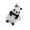 Adorable Silicone Panda Keychain Cartoon Animal Pendant Keyring Handmade Backpack Accessory for Girls and Boys