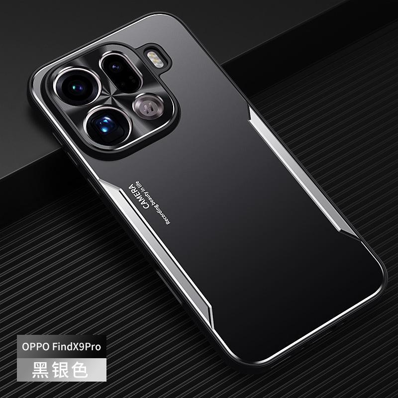 Применимо к металлическому чехлу-лезвию для мобильного телефона OPPO FindX9Pro, матовому чехлу FindX8Ultra, защитному чехлу FindX8