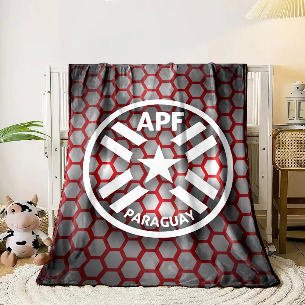 Paraguay Football Hexagon Design for all seasons blanket lunch break throw gift