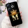 Чехол для Infinix Smart 8 X6525 Роскошный чехол с буквами Ударопрочный мягкий ТПУ чехол для телефона для Infinix Smart 8 Pro Smart8 HD Чехол Coque