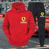 Костюм Ferrari Весна и Осень Мужские и Женские Худи Персонализированные Модные Повседневные Свитшоты