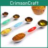 Nine Piece Essential Measuring Spoon Set With Magnetic Design And Modern Style For Home Bakers