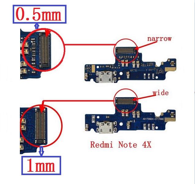 Микро зарядное устройство USB-разъем для Redmi Note 4x x20 Note 4 USB-зарядное устройство с деталями микрофона