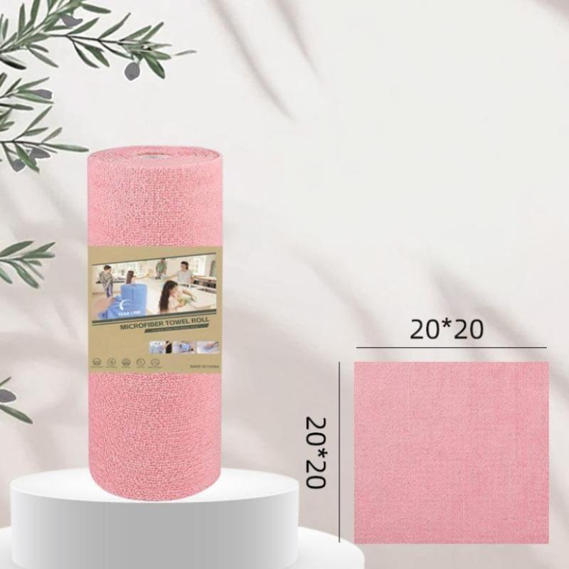 1 рулон/20 шт. Салфетки из микрофибры для уборки, многоразовые безворсовые полотенца для кухни, суперабсорбирующие, быстросохнущие кухонные полотенца