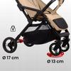 Babylux Giau Stroller Lightweight Stroller Up to 22kg Foldable for Airplane