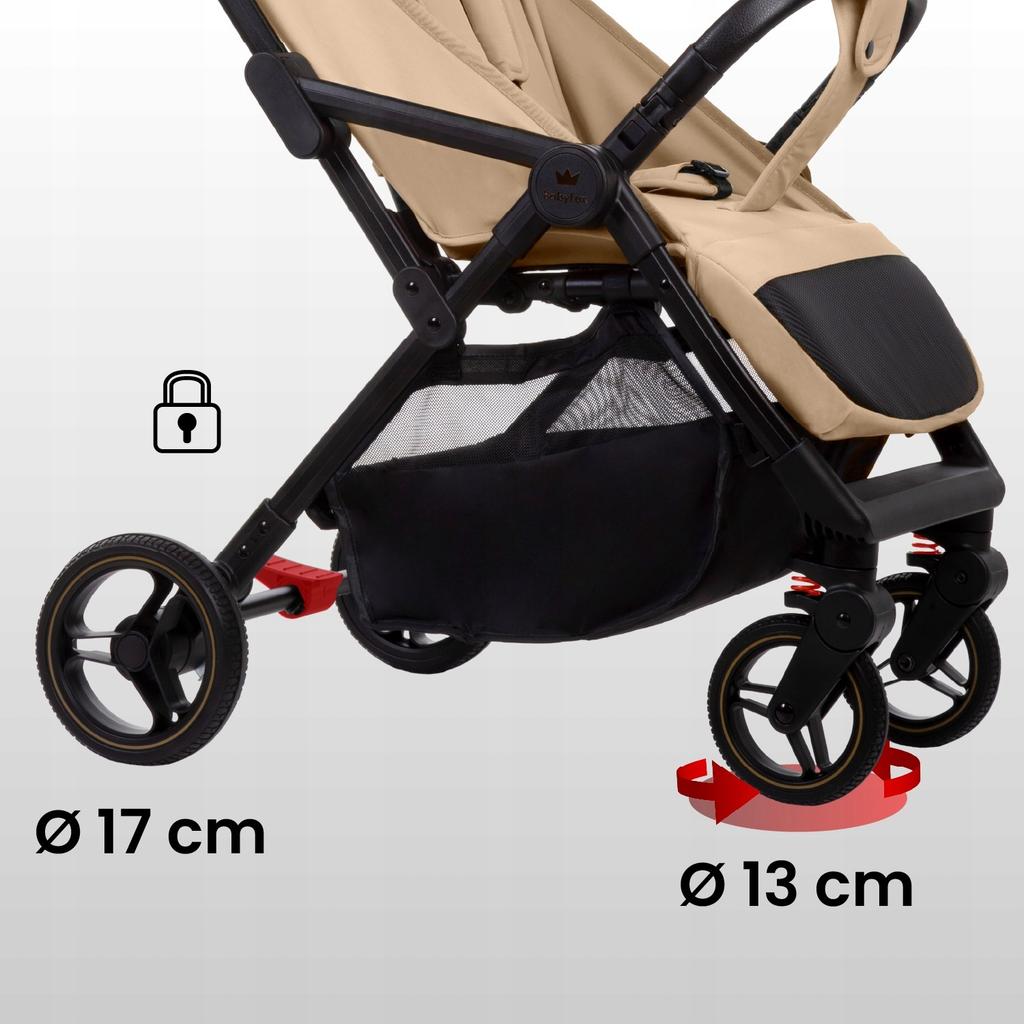 Babylux Giau Stroller Lightweight Stroller Up to 22kg Foldable for Airplane