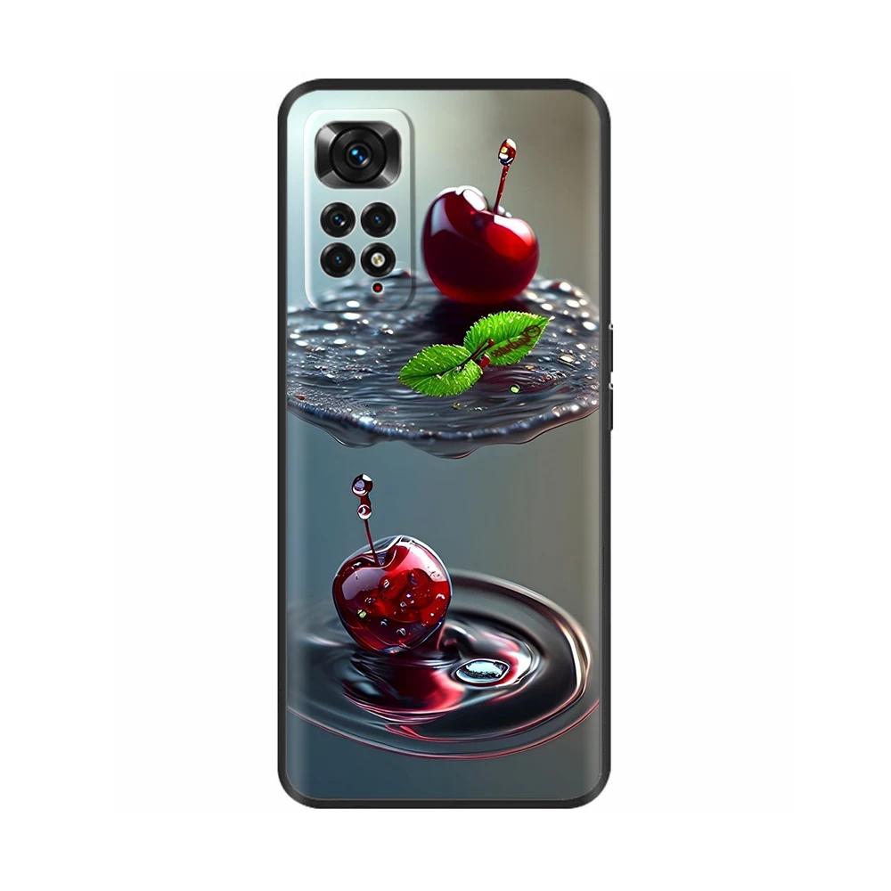 Чехол для Xiaomi Redmi Note 11 11S Мягкий Жидкий Силикон Мультяшная Крышка для Redmi Note11 Pro Plus Fundas Узорчатая Полная Защита