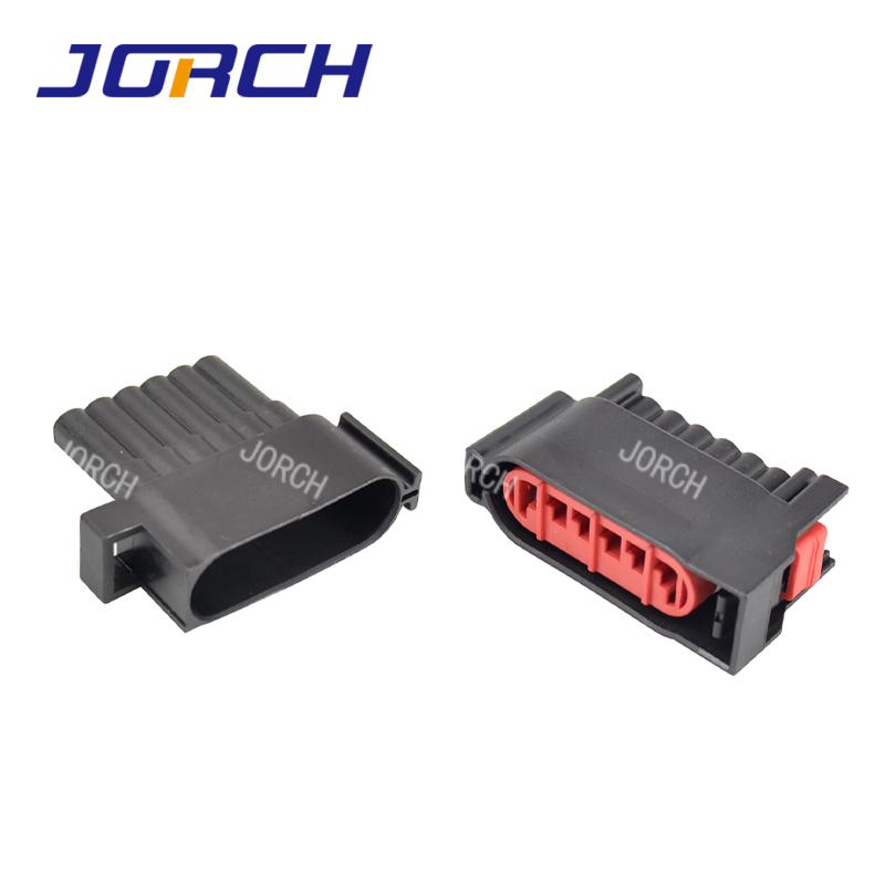 6 Pin 4M51-9F836-BK 4M5T-14A Accelerator Pedal EPC Connector Light Socket for Buick Volvo Ford Accelerator Throttle Plug