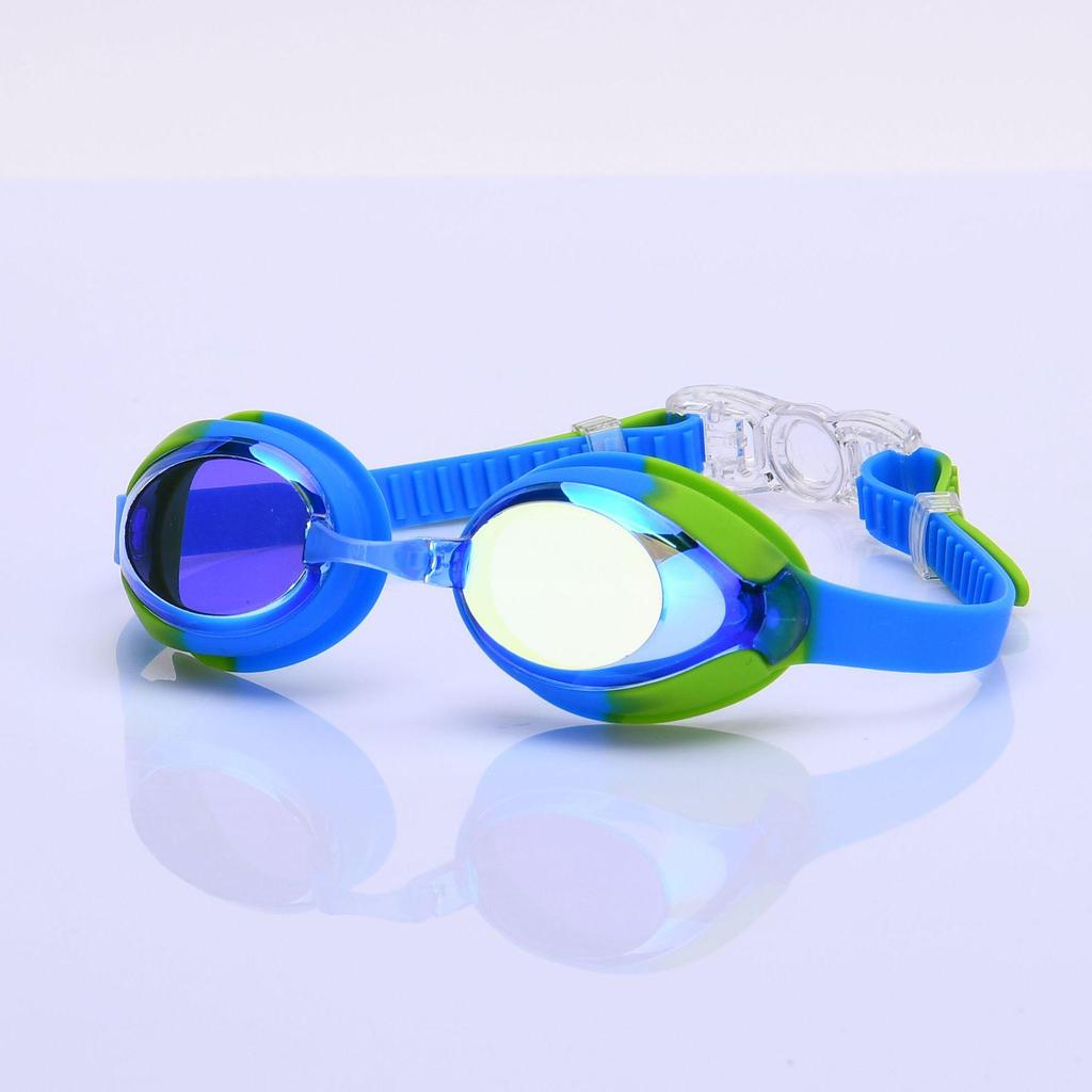 Силиконовые детские водонепроницаемые очки для плавания с высоким разрешением и защитой от запотевания