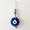 Eye-Catching Turkish Evil Eye Wind Chime with Colorful Beads - Exquisite Hanging Decor for Home, Living Room, Bedroom, Study