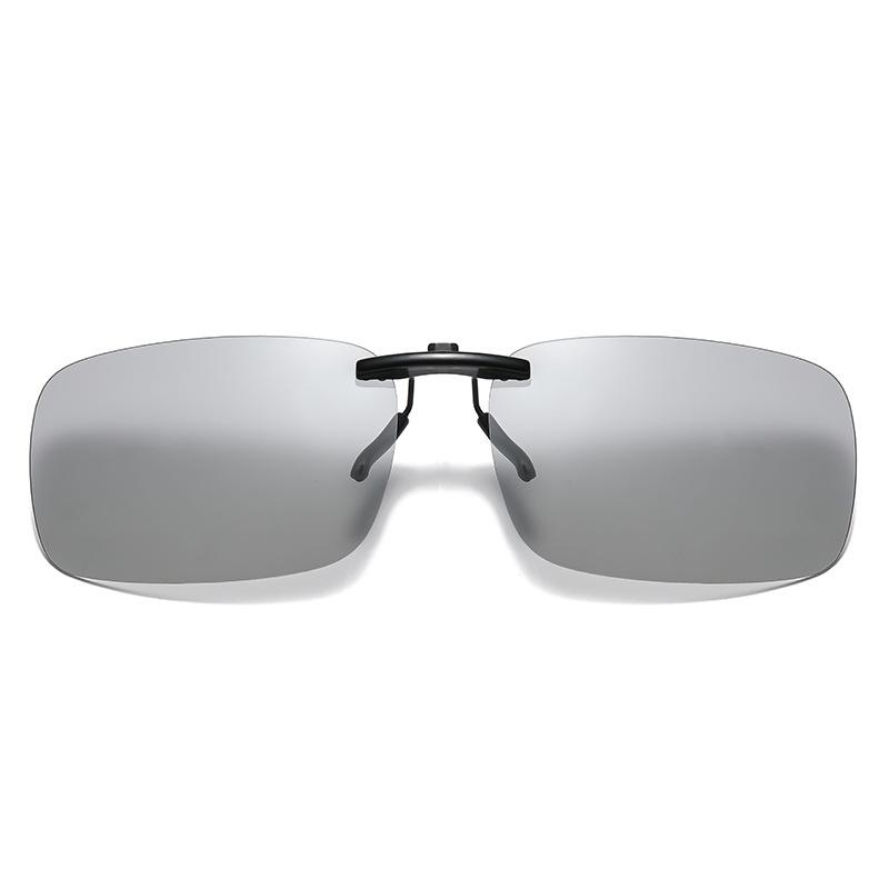 Металлическая меняющая цвет поляризованная солнцезащитная резинка для очков ночного видения для мужчин и женщин цветная пленка для очков ночного видения для пресбиопии близорукости зажим для очков для водителей