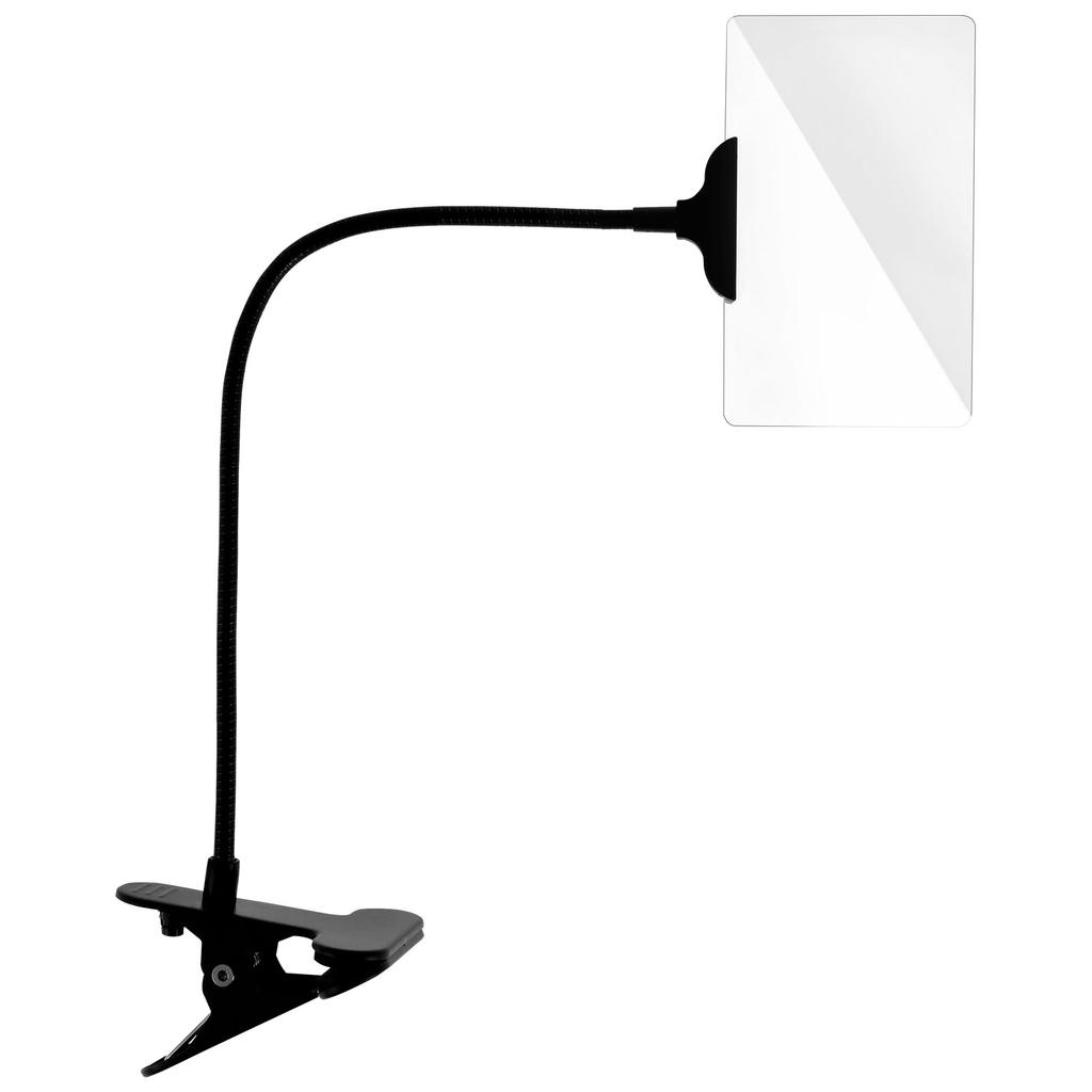 Увеличительное стекло 4X/5X с регулируемым зажимом, полностраничное увеличительное стекло со подставкой, съемное настольное увеличительное стекло для чтения мелкого шрифта