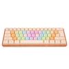 61 клавиша Механическая клавиатура RGB подсветка Цветные колпачки клавиш   Проводная механическая клавиатура для игр   Работы