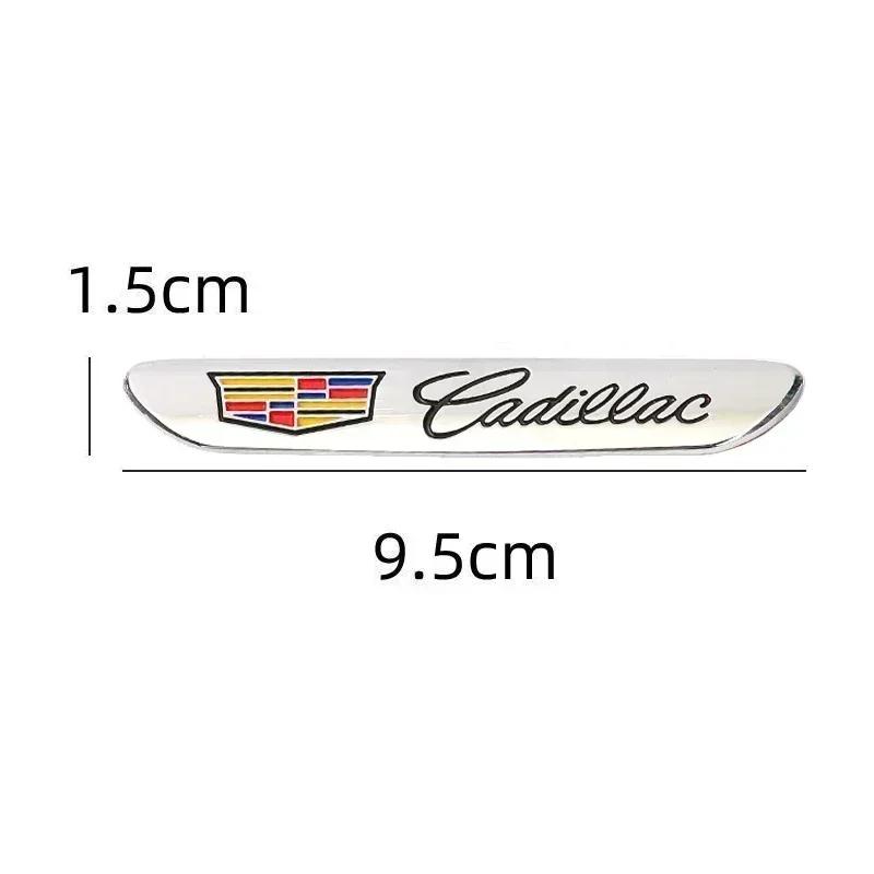 Для Cadillac ATS BLS CT4 CT5 CT6 CTS ESCALADE SLR SRX STS XLR XT4 XT5 XT6 XTS 1 шт. Боковые эмблемы на кузов автомобиля Наклейки-значки на крыло