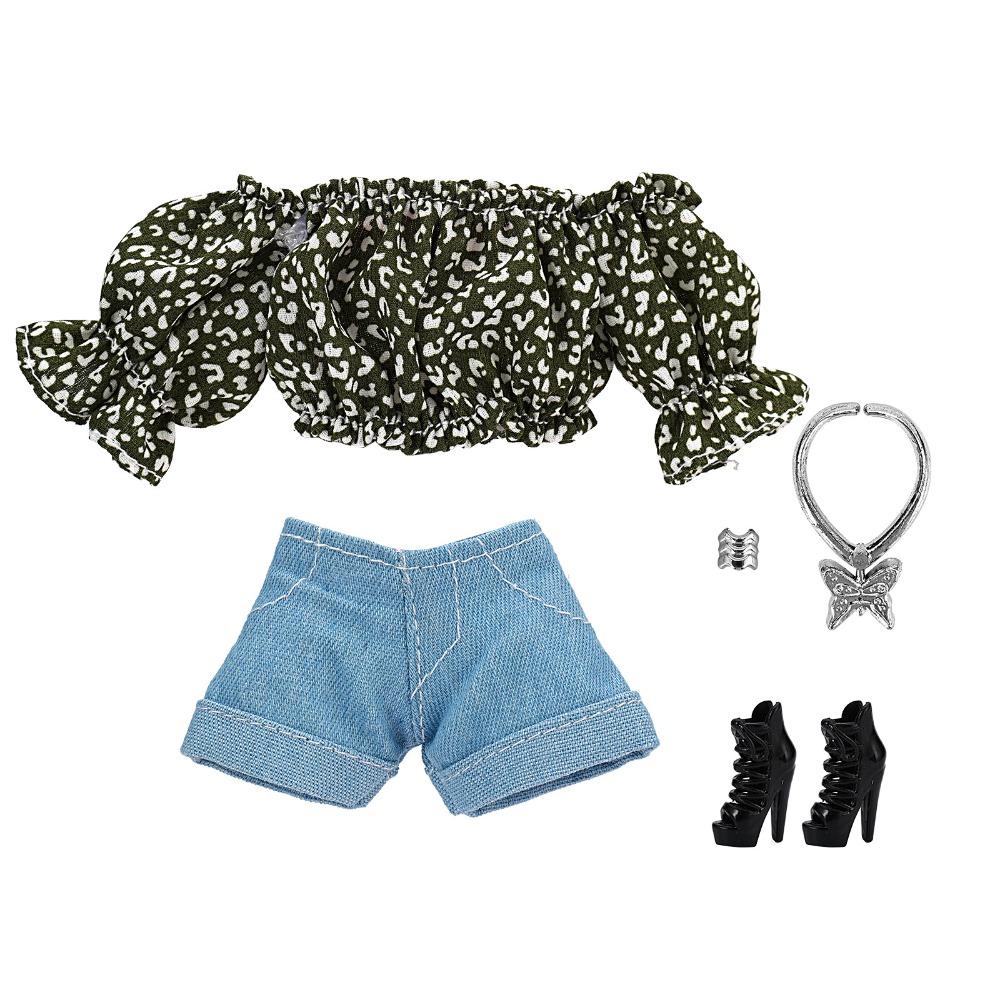 Travel Style Doll Floral Shirt 30cm Doll Trousers for 1/6 BJD 28~30cm Dolls for 11.5" Dolls