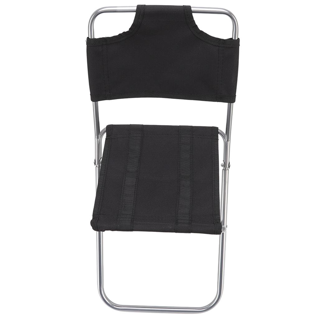 Складной стул с дышащей тканью, портативный, небольшой, со спинкой, для рыбалки, кемпинга, барбекю