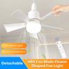 LED Ceiling Fan With Light Remote Control Dimmable 40W E27 Base Modern Smart Wireless Fans Lighting For Bedroom and Living Room