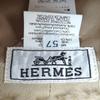 Отличная шляпа HERMES Коричневая шерсть Женская 57 Б/У