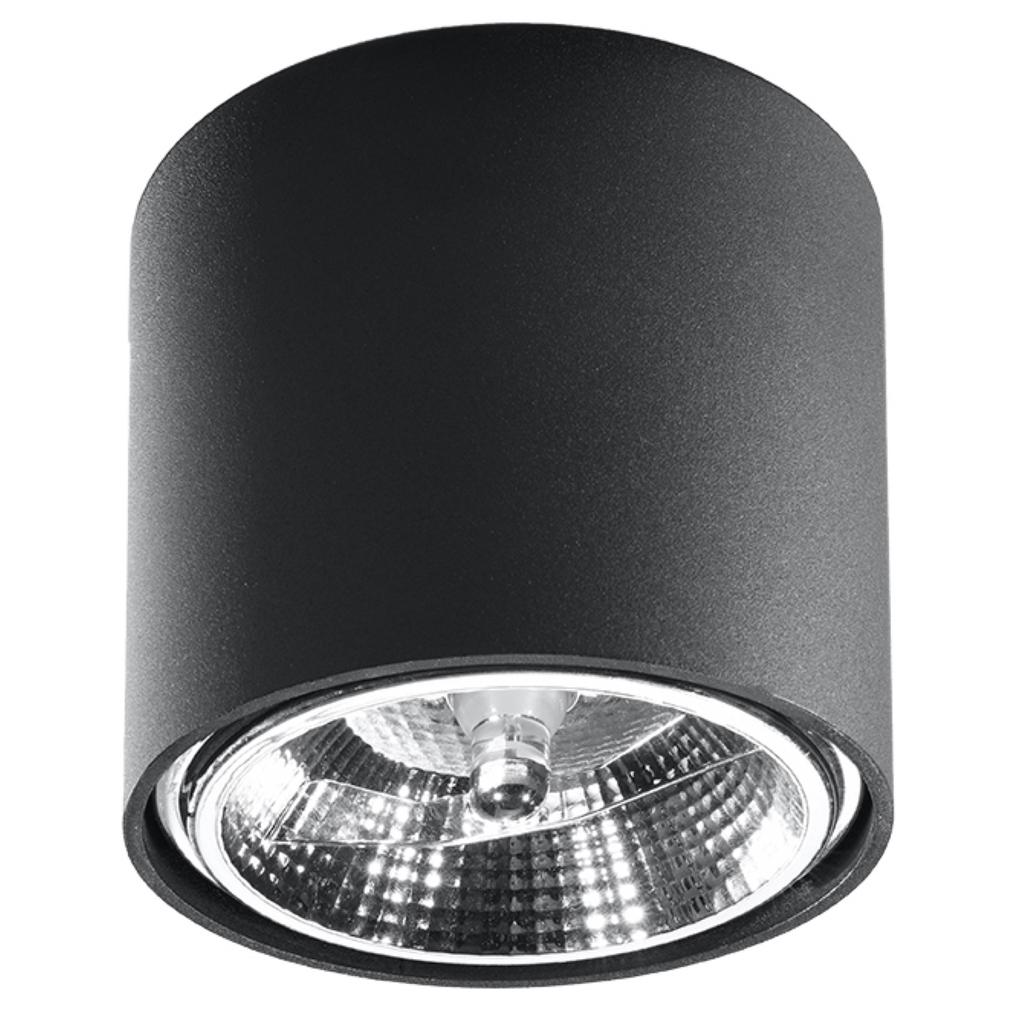 Plafon Hester 1 Gu10 Es111 Czarny Alu Lumilo 06.659.97