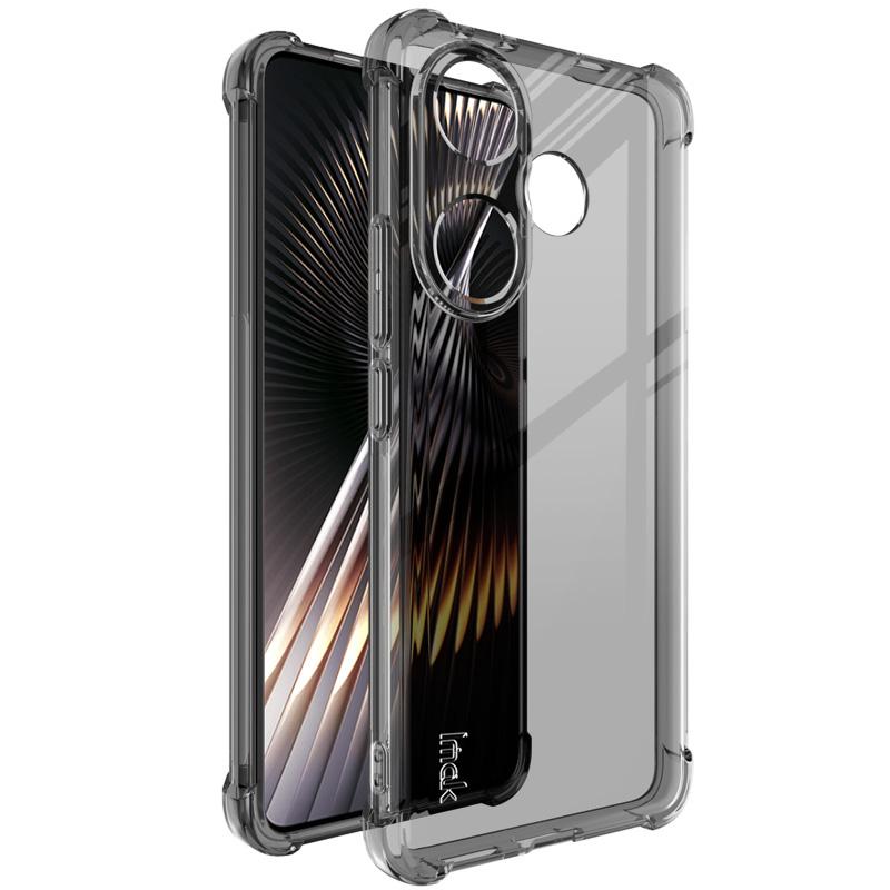 IMAK Прозрачный ТПУ чехол для Xiaomi Redmi Turbo 3 5G/Poco F6 5G с защитой от падений и воздушными подушками