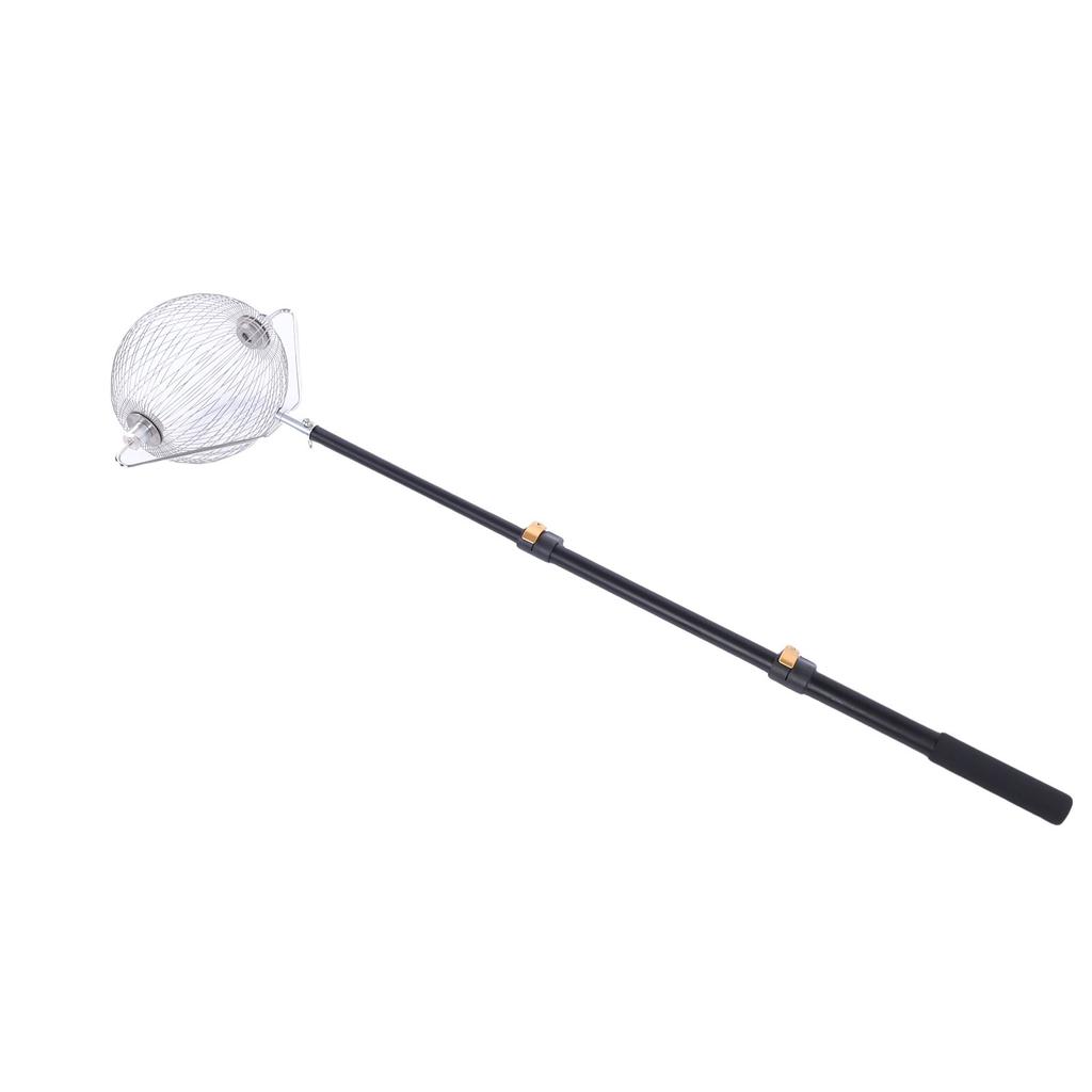 Nut Collector S Size Multi Purpose Rolling Picker with Telescopic Aluminium Alloy Pole for Tennis S Chestnuts