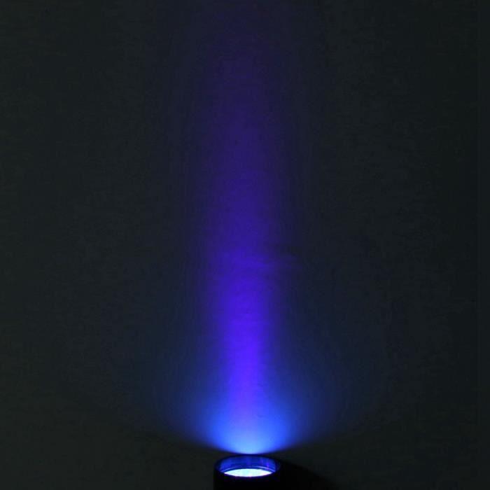 Lampe de poche - OMABETA - Mini torche UV - 9 LED - 365-400 nm - Aluminium Rouge