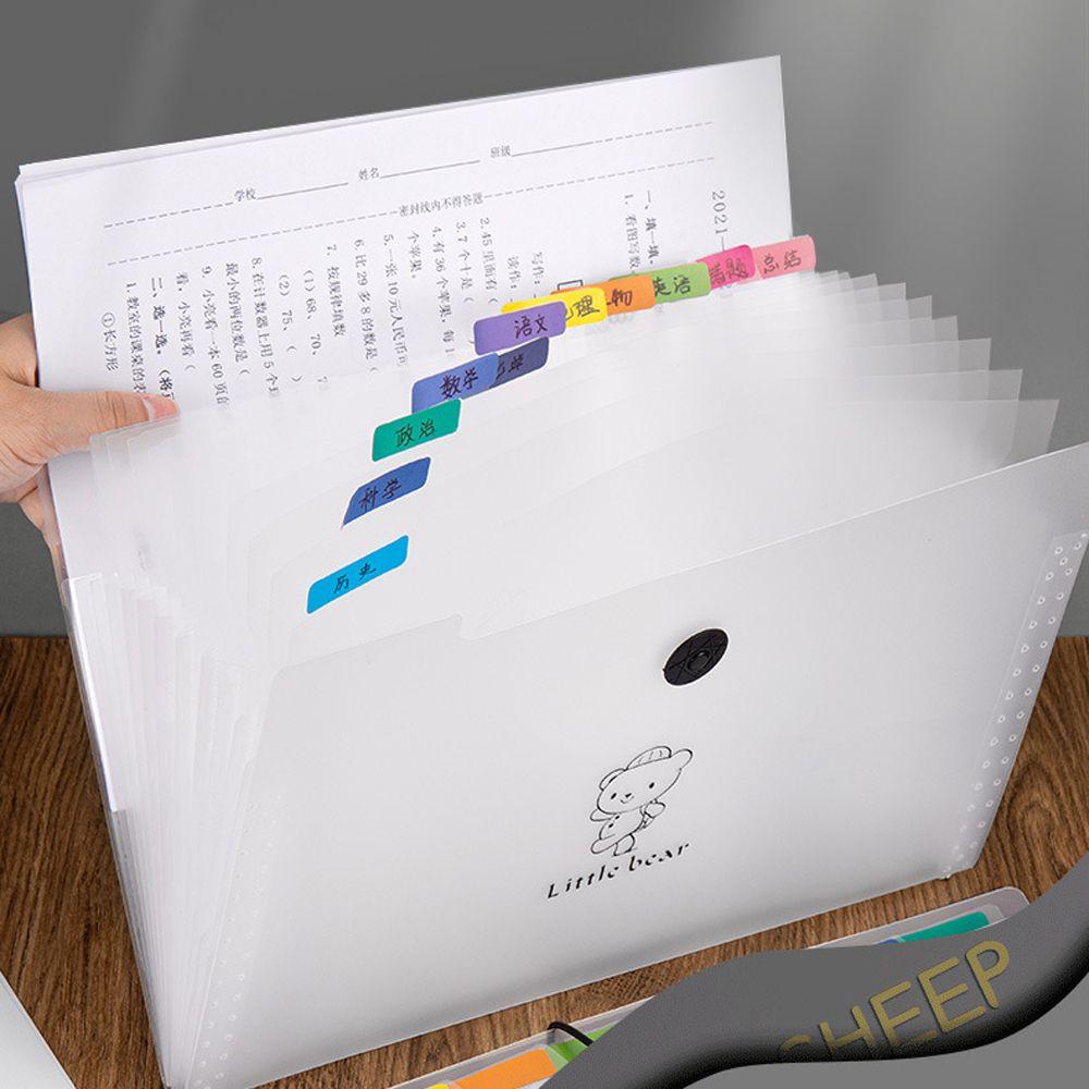 Stationery Storage Pocket File Storage Bag Ticket Holder A4 File Folder Organ Bag Document Bag