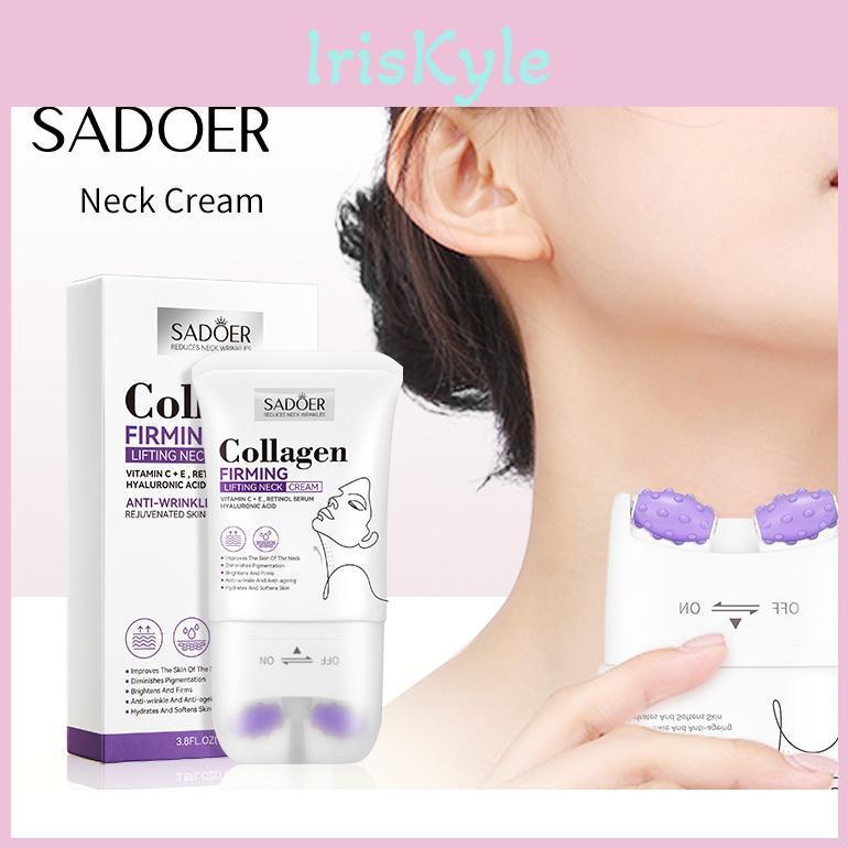 Collagen Cream Firming Sadoer Neck Lifting Moisturizing Brightening Message Roller Neck Beauty Cream Necks Skin Care Products