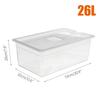 11L Sous Vide Container with Lid 11 Liter Water Tank Bath for Circulator Sous Vide Culinary Immersion Slow Cooker Cooking Tools