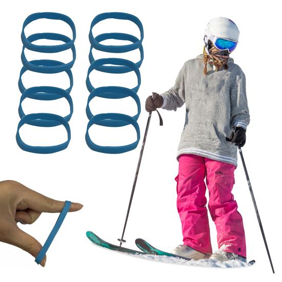 30 шт. резиновые фиксаторы тормозов для лыжных креплений, ремни для тормозов сноуборда для зимних видов спорта на открытом воздухе