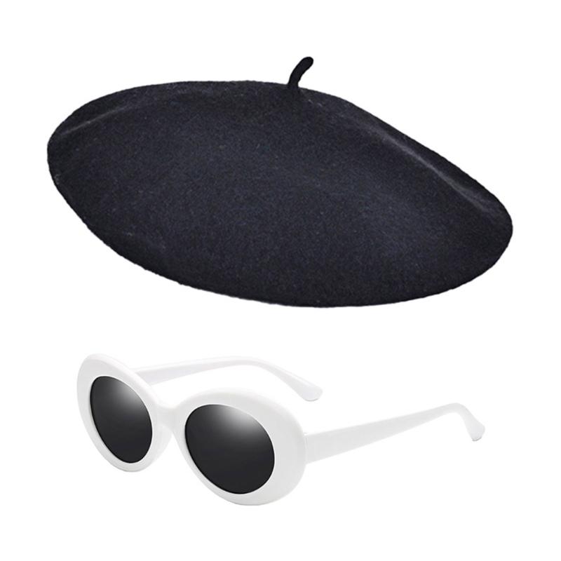 Женские аксессуары для костюмов 1950-х годов, шарф-смазка 1950-х годов, повязка на голову, комплект серег для очков, украшения для рейв-вечеринок 1950-х годов 80-х годов