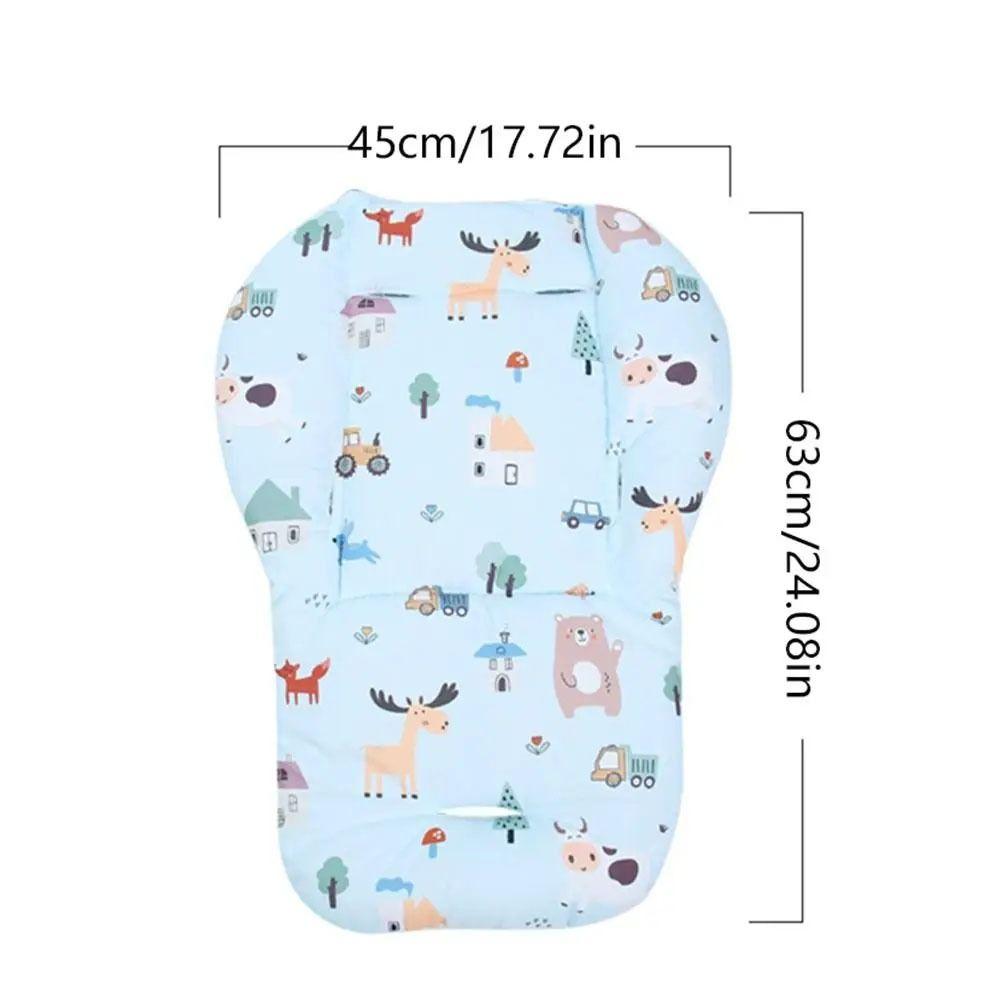 1Pcs Cartoon Pattern Stroller Cushion Pram Buggy Carriages General Mat Baby Stroller Seat Pad