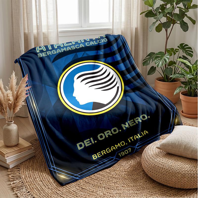Atalanta FC Soft Flannel Fleece Blanket Lightweight Cozy Warm Throw Blanket For Sofa Bed Home Decor