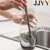 Силиконовая щетка для чашек с длинной ручкой, очиститель для стекла для кухни, скруббер для винных бутылок, чистящий инструмент