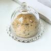 Glass Craft Dessert Storage Stand Transparent Dessert Table Ornaments Cake Serving Tray  Hotels