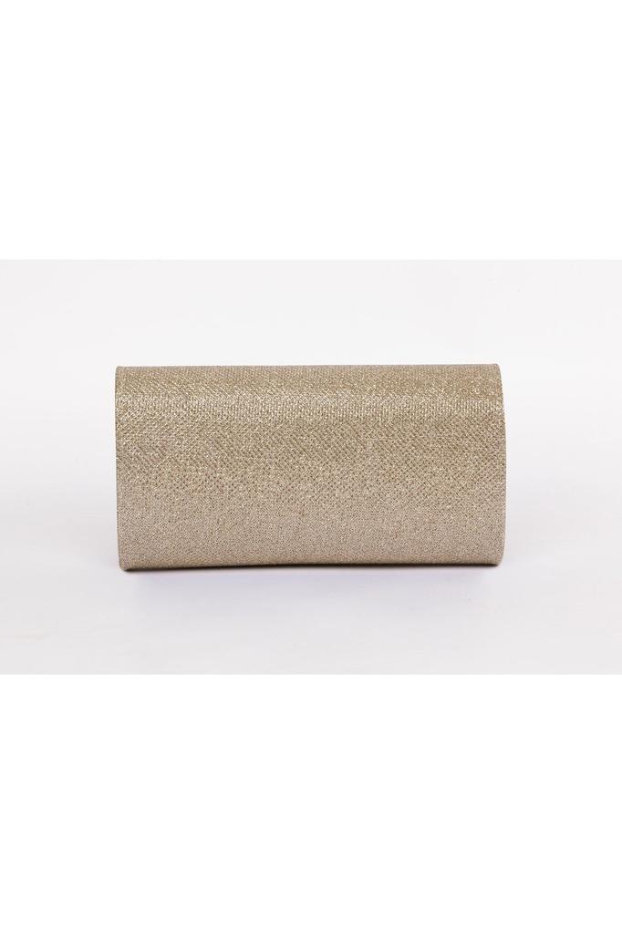 Women's Stylish and Useful Evening Dress Bag Gold Glitter Evening Bag