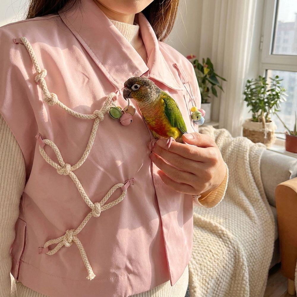 Anti-Dirty Anti Scratch Bird Shoulder Pad Bite Resistant Parrot Diaper Wrap Parrot Handling