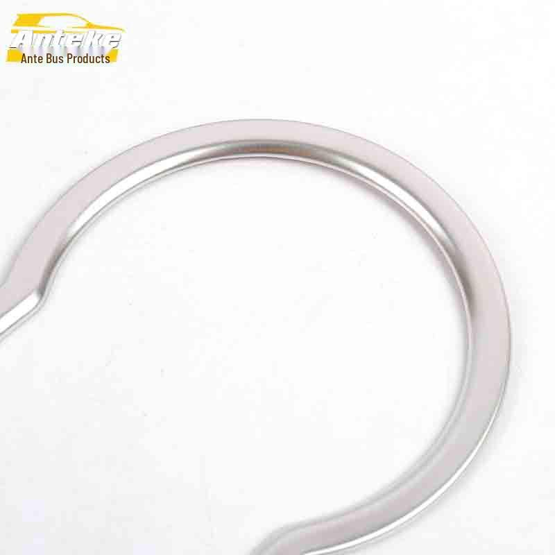 Подстаканник MG ZS Кольцо из нержавеющей стали Блестящее Наклейка на консоль и подлокотник