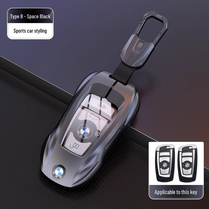 Чехол для ключа BMW: Подходит для 26 моделей, включая 5 Серию, X5, X1, 525, X3, X7 и 3 Серию.