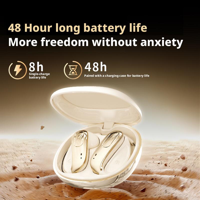 Беспроводные наушники Bluetooth 5.4 Наушники OWS с заушным креплением Гарнитура 360° Объемный звук Наушники-вкладыши ENC Шумоподавление Для Android iOS