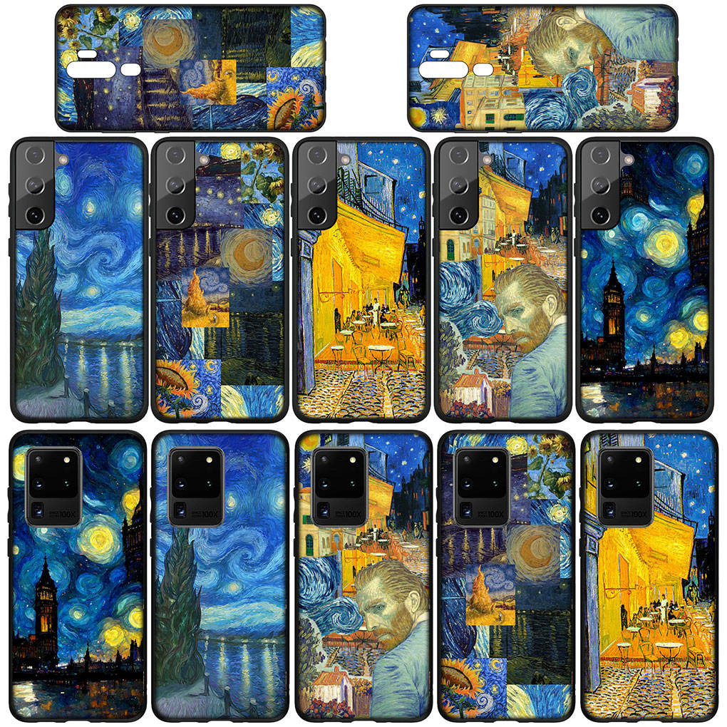 Phone Case for Samsung Galaxy S25 S24 S23 iPhone 16 15 Xiaomi Redmi Note 14 13 12 16E X 11 Pro Max OPPO Moto 14C 13C Huawei Van Gogh Sunflower Cover