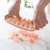 Круглая форма для кубиков льда с крышкой для домашнего использования - Пластиковый аппарат для изготовления ледяных шаров для холодильника