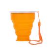 200ml Silicone Collapsible Cups for Camping Travel Small Portable Drinking Cup with Lids Reusable for Outdoor Hiking