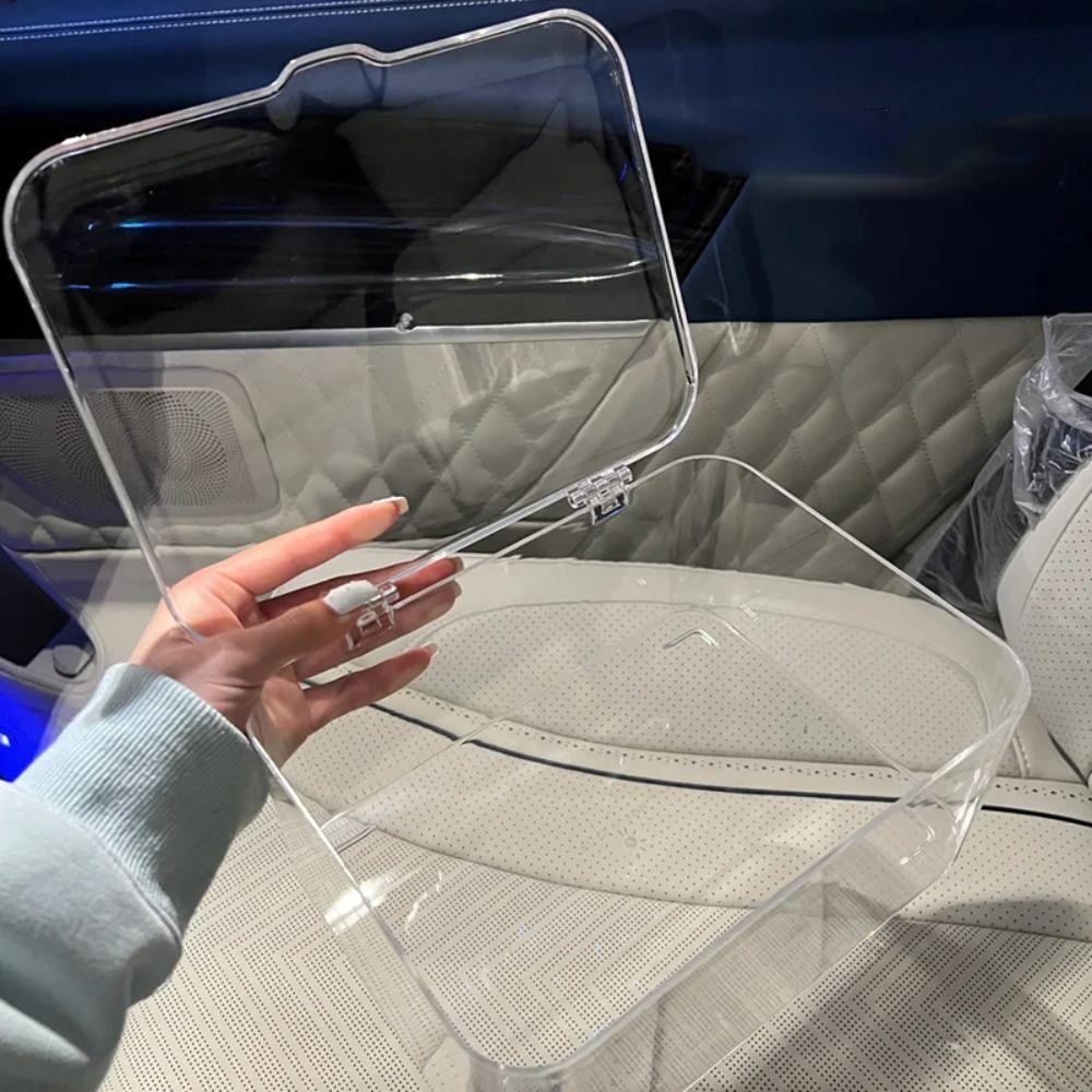 Акриловый органайзер для косметики Прозрачная организация чайного сервиза Многофункциональная настольная коробка для хранения