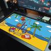 Mr. Men Little Miss Custom Name Large Size Mouse Pad Large Gaming Table Cushion Non-slip Laptop Tablet Big Mousepad XXL Mat Mini PC Playmat With Lock 